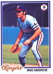 1978 Topps Baseball Cards      172     Mike Hargrove